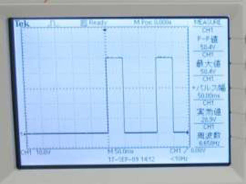 Precise square wave pulse for CUY21SC 